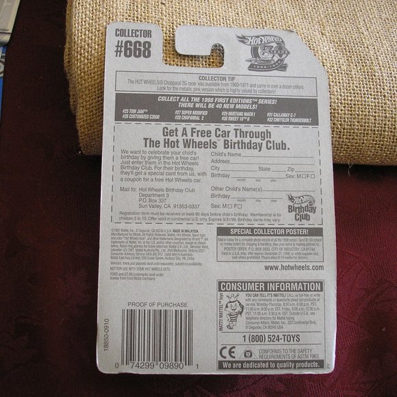 🚗1998 Hot Wheels First Editions Ford GT-90 - Picture 2 of 2